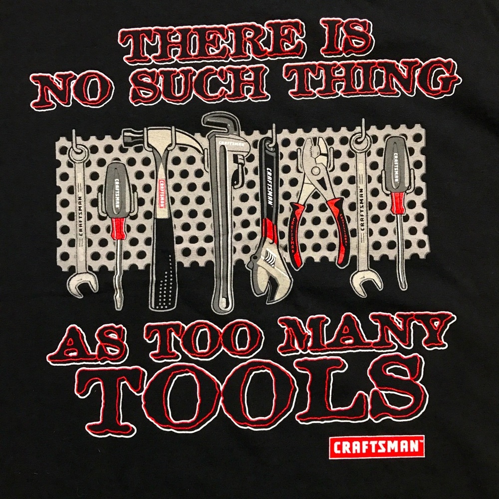 Men’s Vintage Craftsman Tools Graphic T Shirt XL